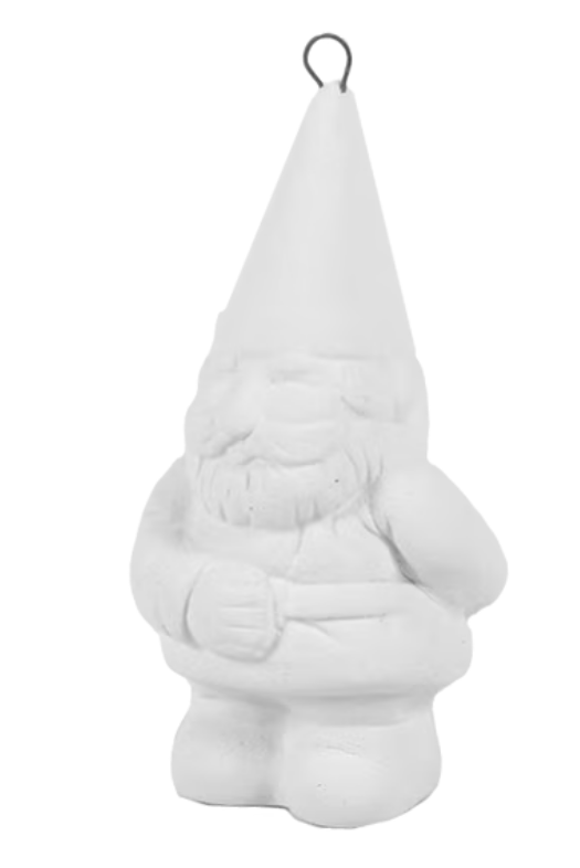 Gnome Ornament Ceramic