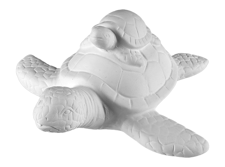 Mama and Baby Sea Turtle Ceramic