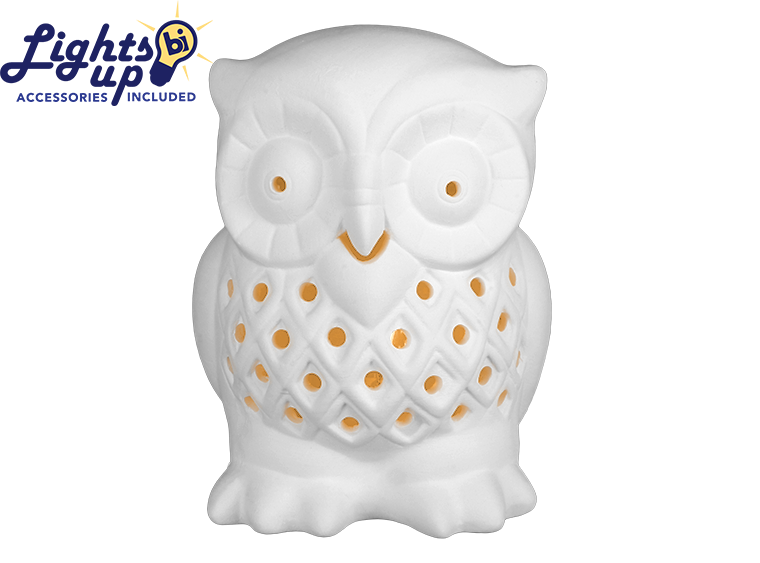 The Night Owl Lighted Ceramic