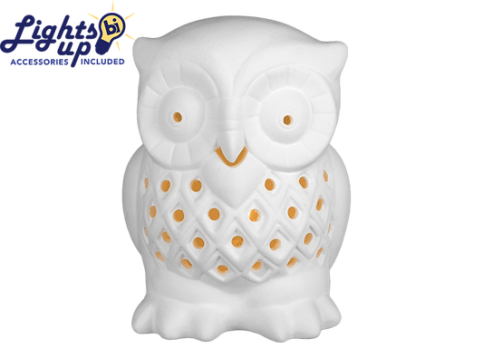 The Night Owl Lighted Ceramic