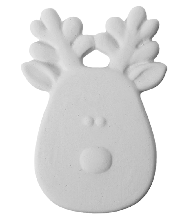 Reindeer Ornament Ceramic