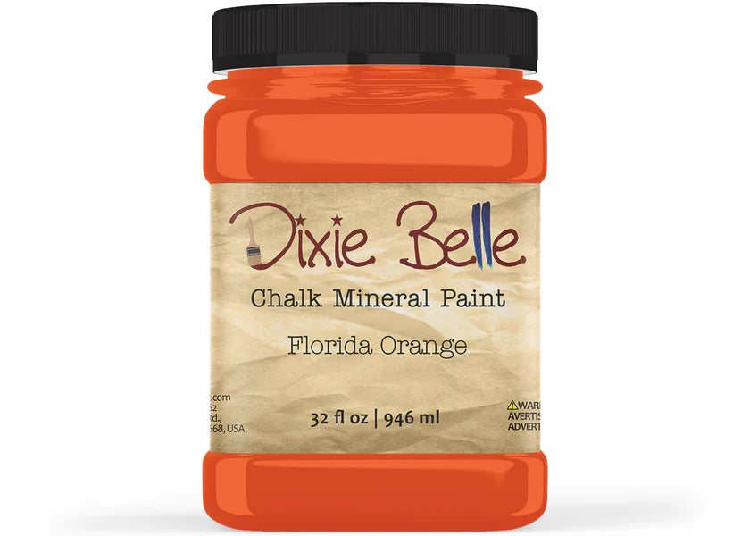 Florida Orange Chalk Mineral Paint