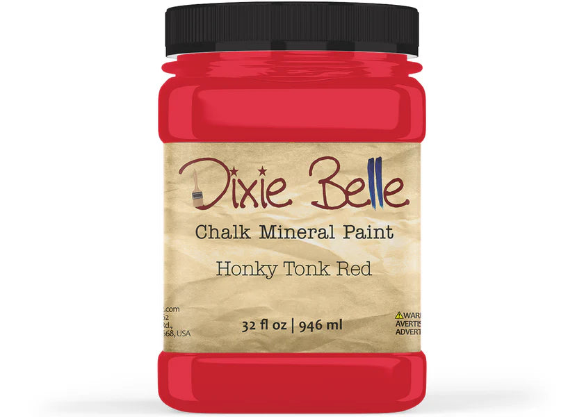 Honky Tonk Red Chalk Mineral Paint