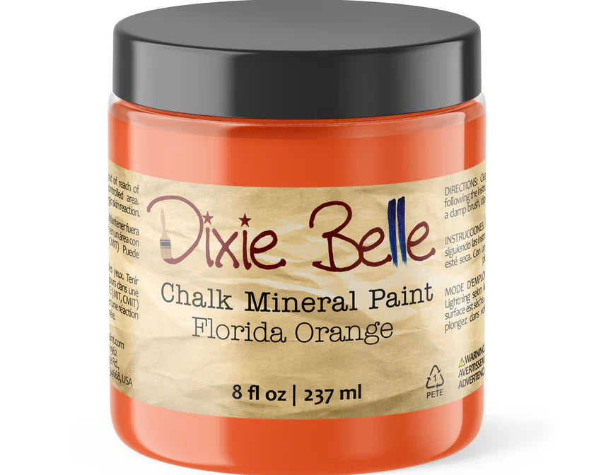 Florida Orange Chalk Mineral Paint