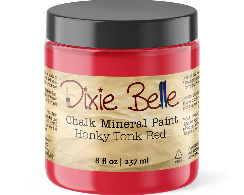 Honky Tonk Red Chalk Mineral Paint
