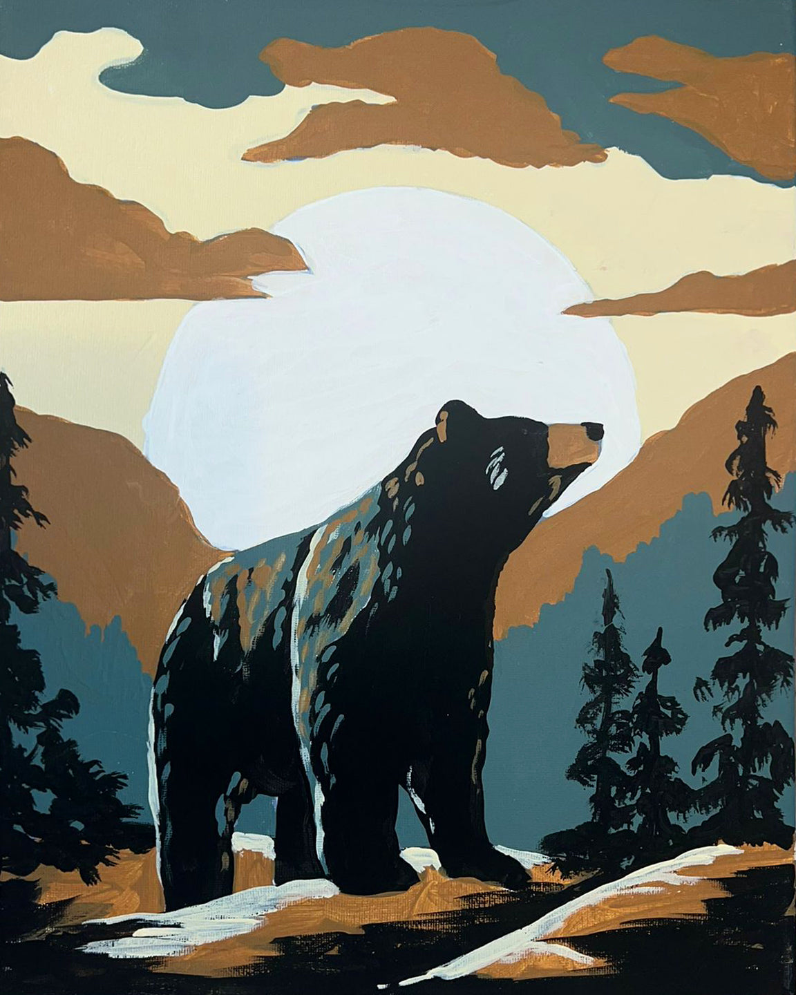 Backcountry Bear Acrylic Paint Kit