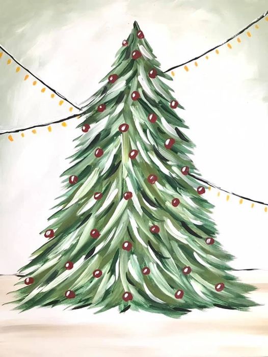 Christmas Tree Acrylic Paint Kit