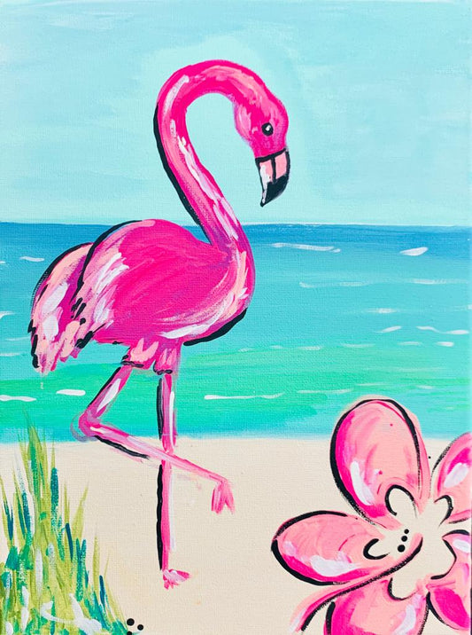Fab Flamingo Acrylic Paint Kit