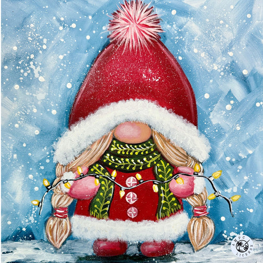 Festive Gnomette Acrylic Paint Kit