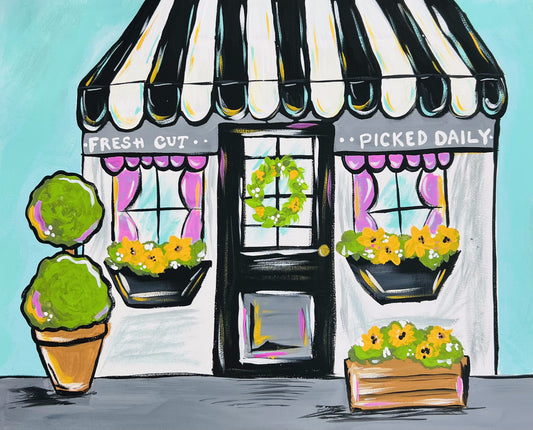 Flower Shop Acrylic Paint Kit