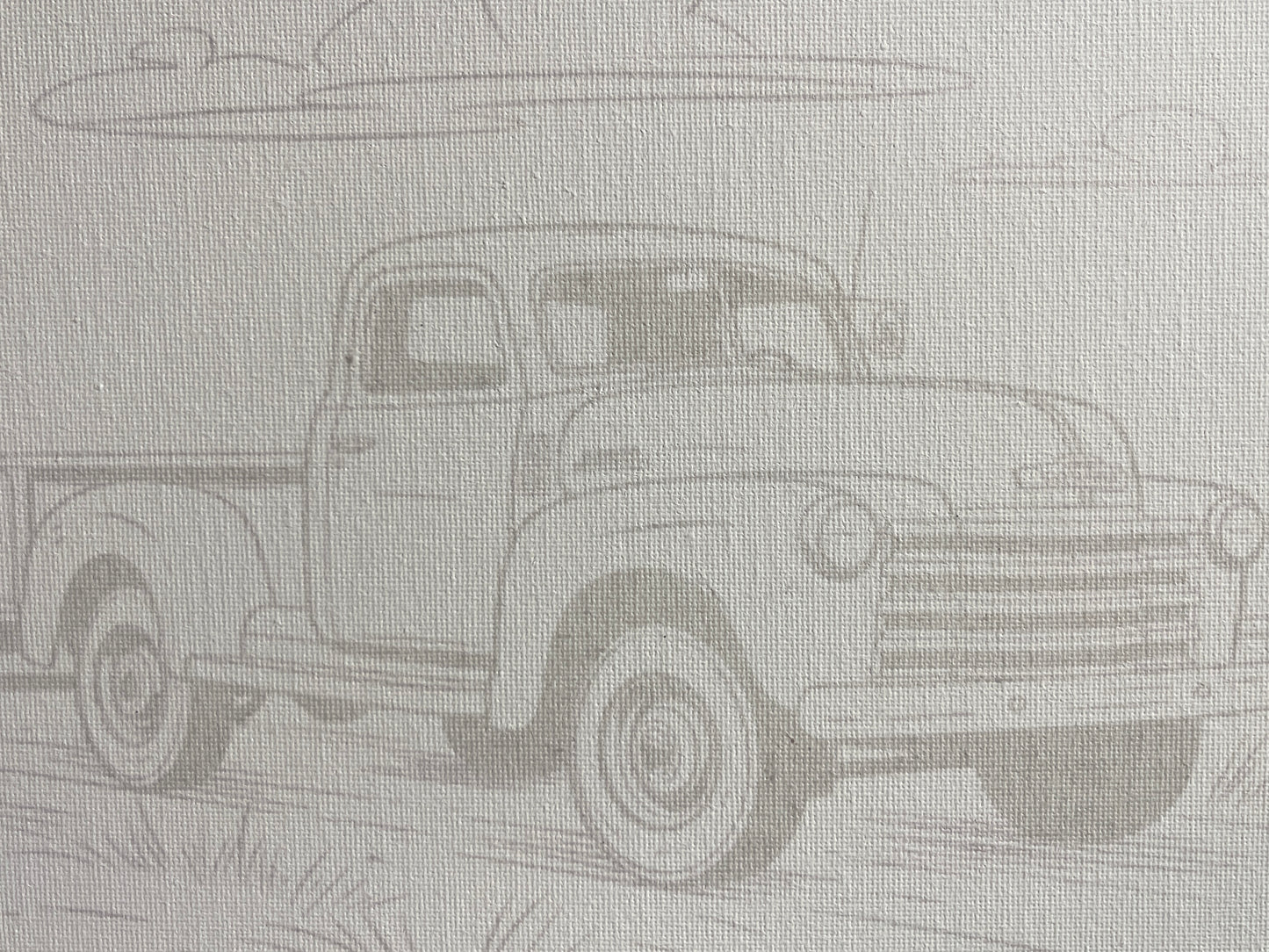 Old Truck Canvas Board Paint Kit - DIY Art Set All Ages, Traced Design, Paint & Brush, Quality Craft Project Gift