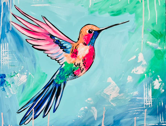 Hummingbird Acrylic Paint Kit