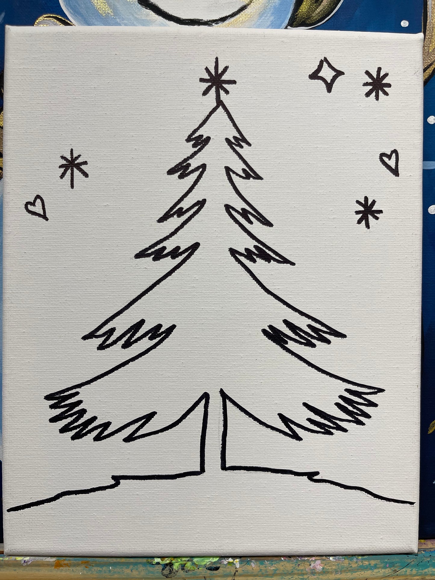 Magical Christmas Tree Watercolor Paint Kit