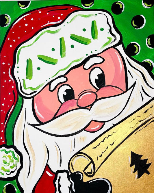 Santa's List Acrylic Paint Kit