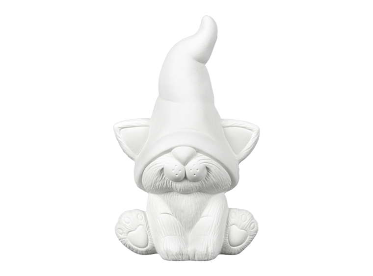 Kitten Gnome Ceramic