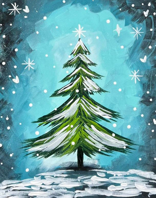 Magical Christmas Tree Acrylic Paint Kit