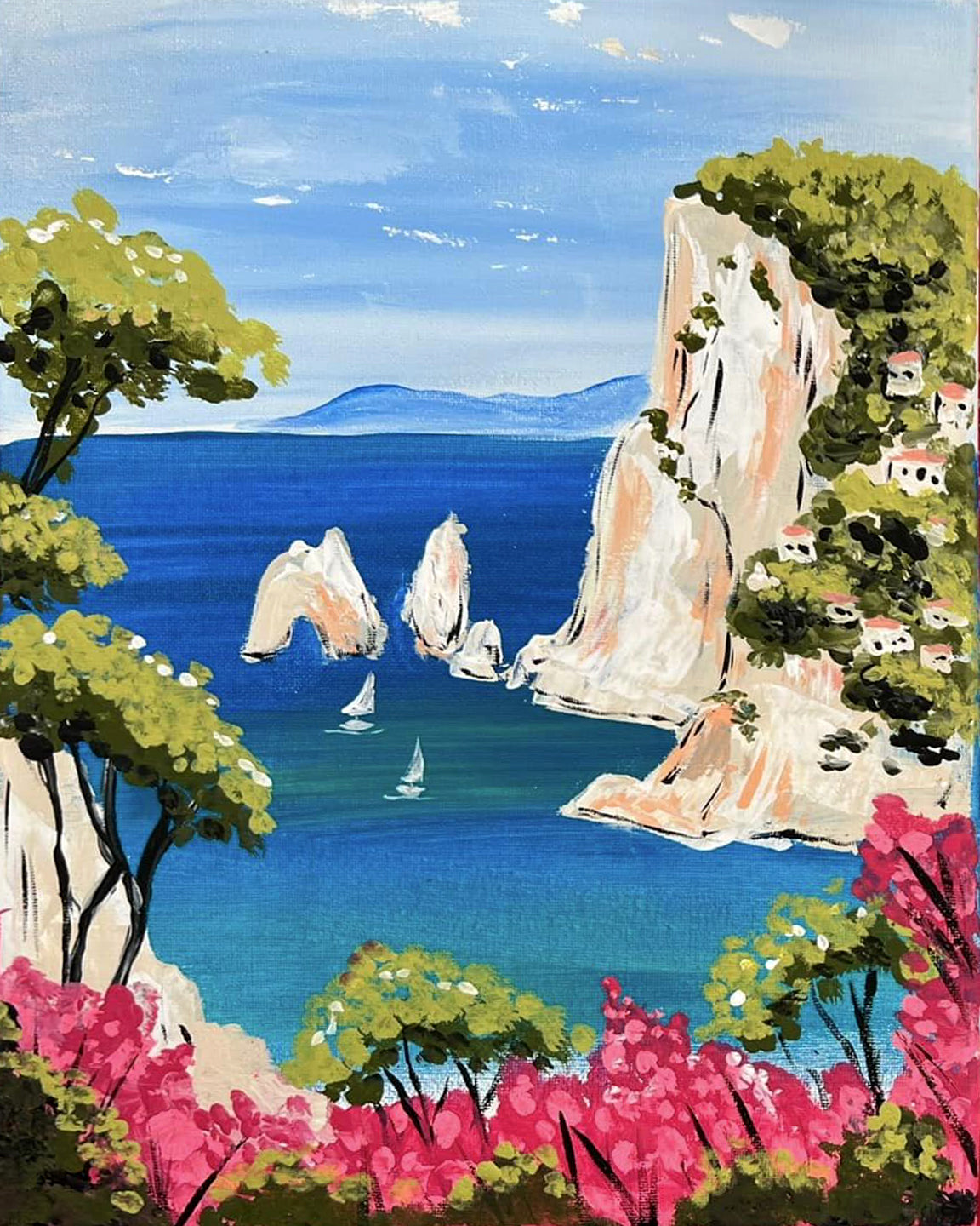 Meet Me in Capri Acrylic Paint Kit
