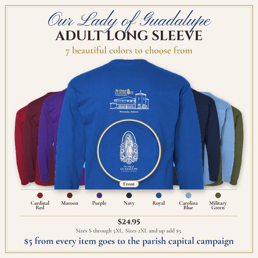 Adult Long Sleeve in 7 colors