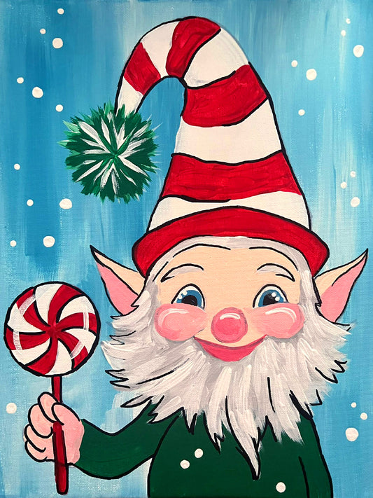 Peppermint Elf Acrylic Paint Kit