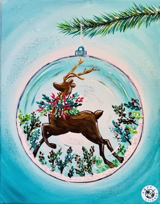 Reindeer Ornament Acrylic Paint Kit