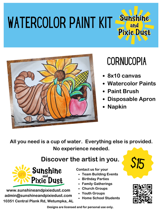 Cornucopia Watercolor Paint Kit