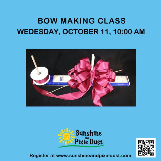 10/11/2023 AM 10:00 Bow Making Class (SPD Studio)