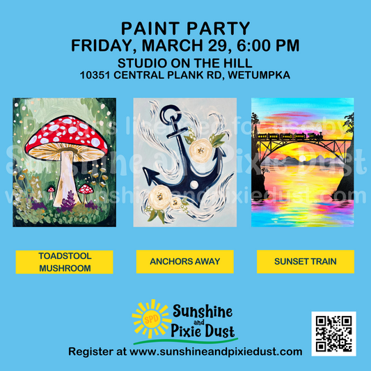 03/29/2024 PM 06:00 Paint Party (SPD Studio)
