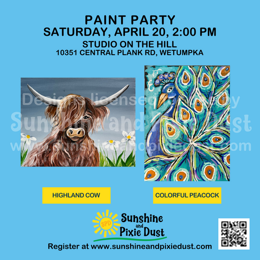 04/20/2024 PM 02:00 Paint Party (SPD Studio)