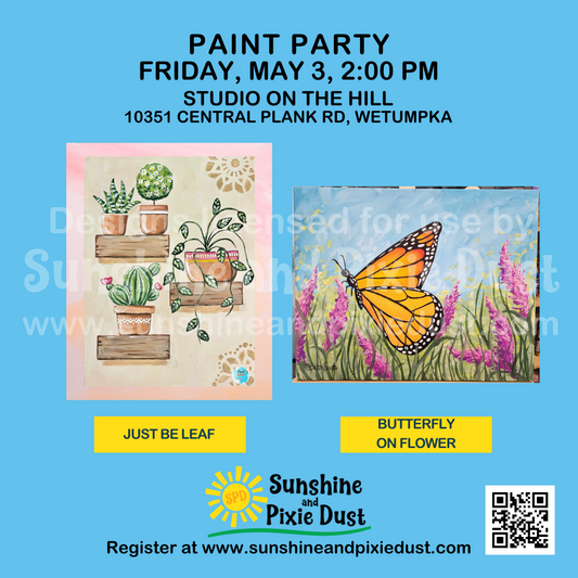 05/03/2024 PM 02:00 Paint Party (SPD Studio)