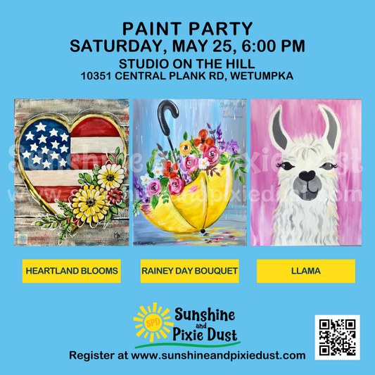05/25/2024 PM 06:00 Paint Party (SPD Studio)