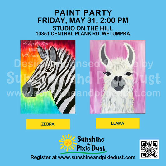 05/31/2024 PM 02:00 Paint Party (SPD Studio)