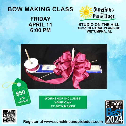 04/11/2025 PM 06:00 Bow Making Class (SPD Studio)