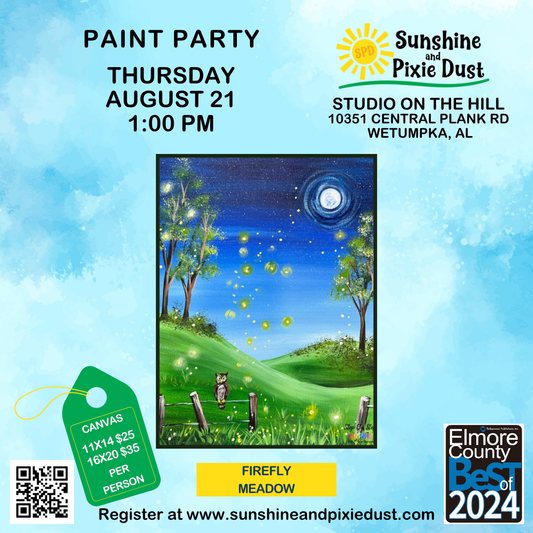 08/21/2025 PM 01:00 Paint Party (SPD Studio)