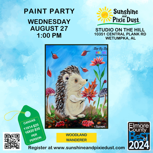 08/27/2025 PM 01:00 Paint Party (SPD Studio)