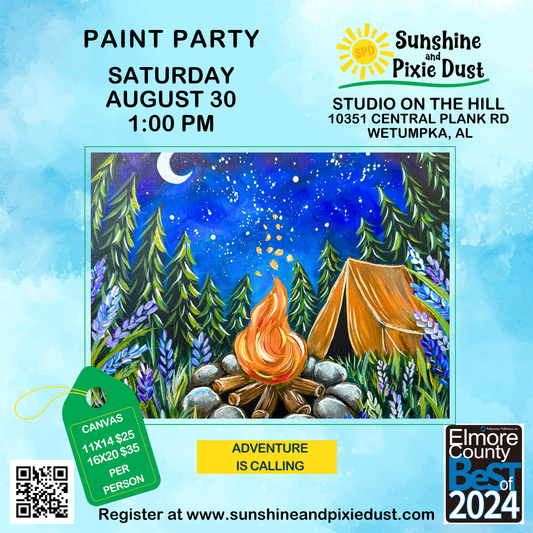 08/30/2025 PM 01:00 Paint Party (SPD Studio)