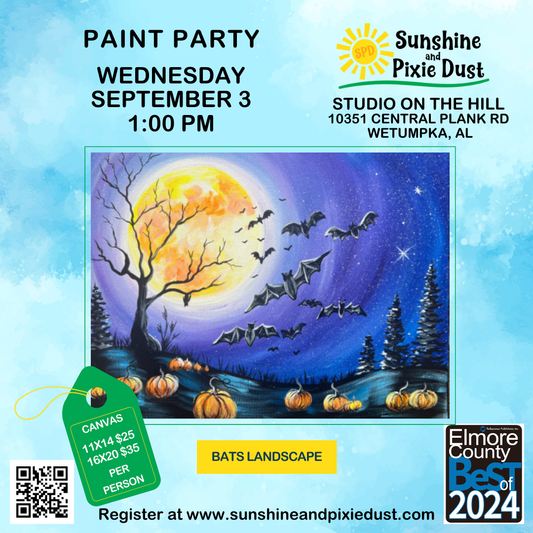 09/03/2025 PM 01:00 Paint Party (SPD Studio)