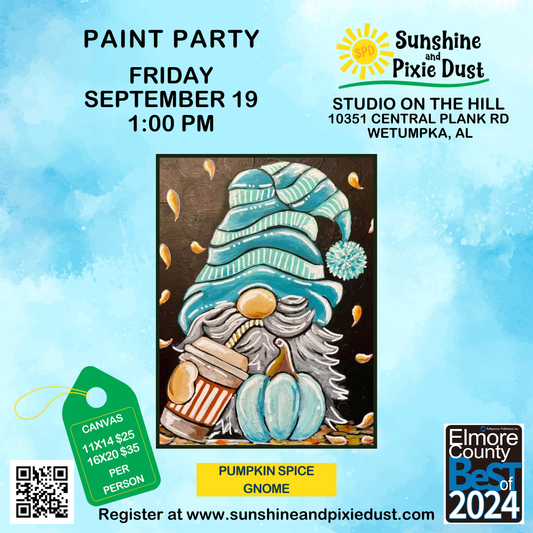 09/19/2025 PM 01:00 Paint Party (SPD Studio)