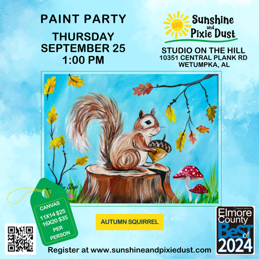 09/25/2025 PM 01:00 Paint Party (SPD Studio)
