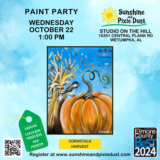 10/22/2025 PM 01:00 Paint Party (SPD Studio)