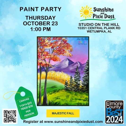 10/23/2025 PM 01:00 Paint Party (SPD Studio)