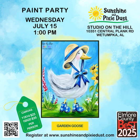 07/15/2026 PM 01:00 Paint Party (SPD Studio)