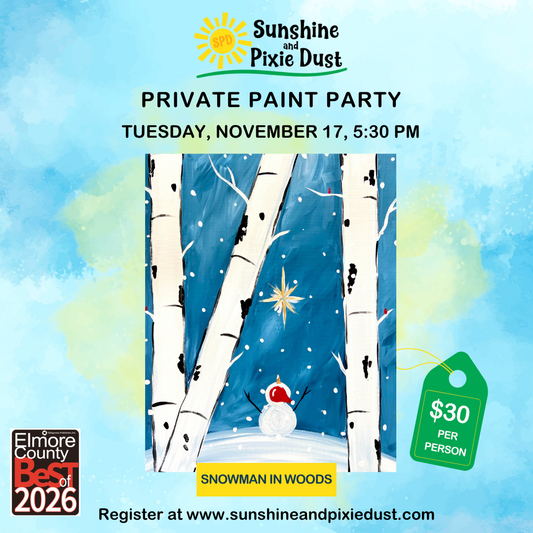 11/17/2026 PM 05:30 Private Paint Party