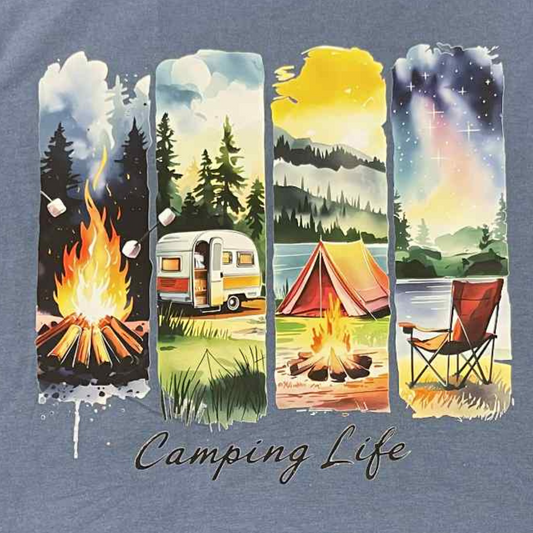 Camping Life T-Shirt | Adventure Tee for Campers & Nature Lovers