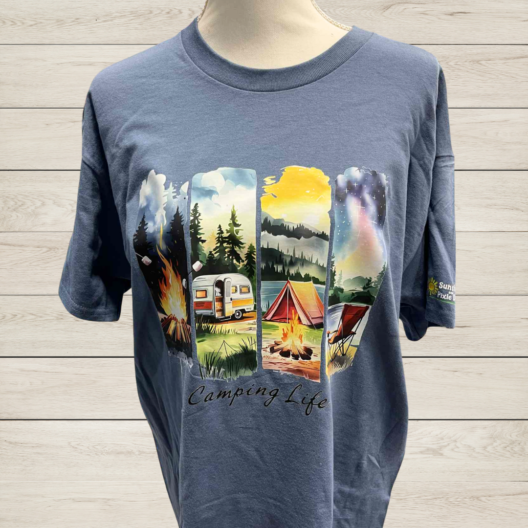 Camping Life T-Shirt | Adventure Tee for Campers & Nature Lovers