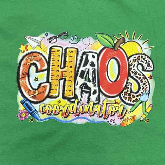 Chaos Coordinator Teacher T-Shirt, Heavy Cotton, Unisex Fit