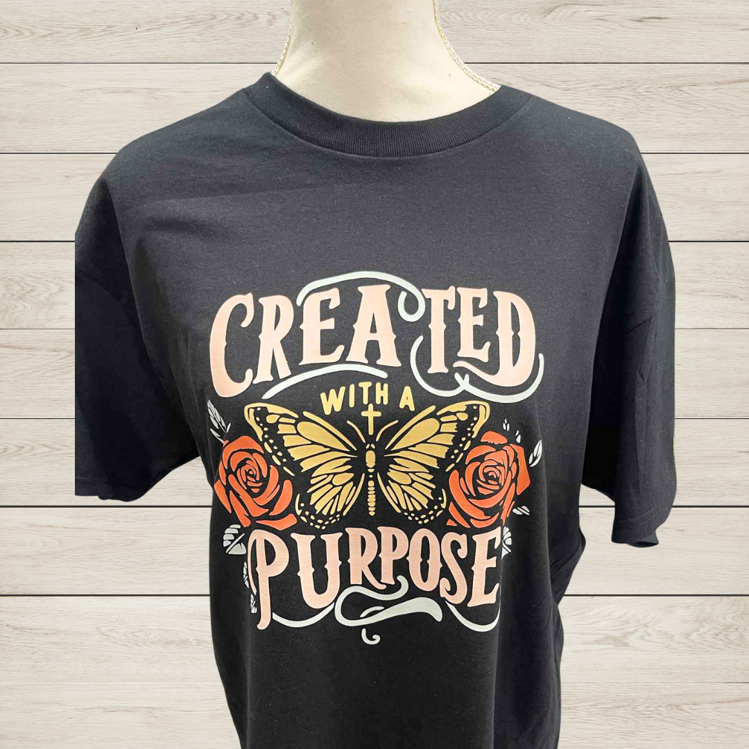 Created with a Purpose T-Shirt, Heavy Cotton, Unisex Fit