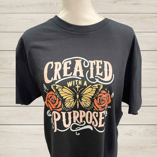 Created with a Purpose T-Shirt, Heavy Cotton, Unisex Fit
