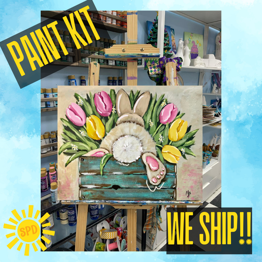 Boxed Bunny Blooms Paint Kit