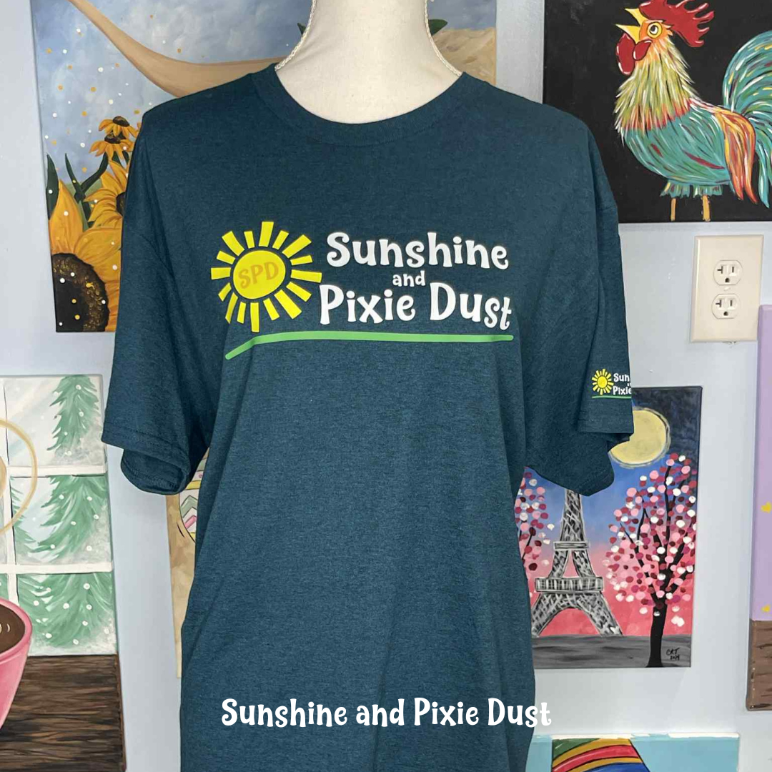 Sunshine and Pixie Dust Midnight T-Shirt, SPD Merch, Heavy Cotton, Unisex Fit