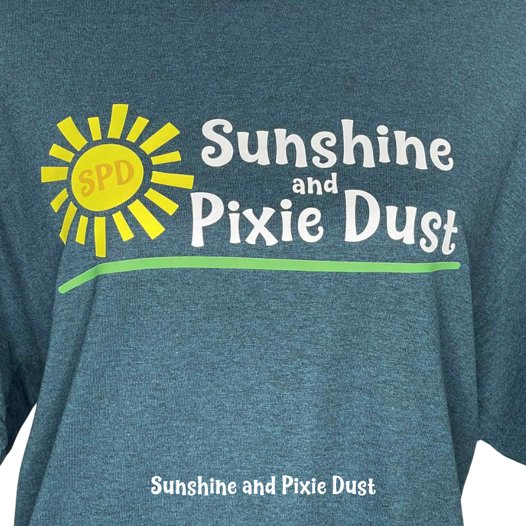 Sunshine and Pixie Dust Midnight T-Shirt, SPD Merch, Heavy Cotton, Unisex Fit